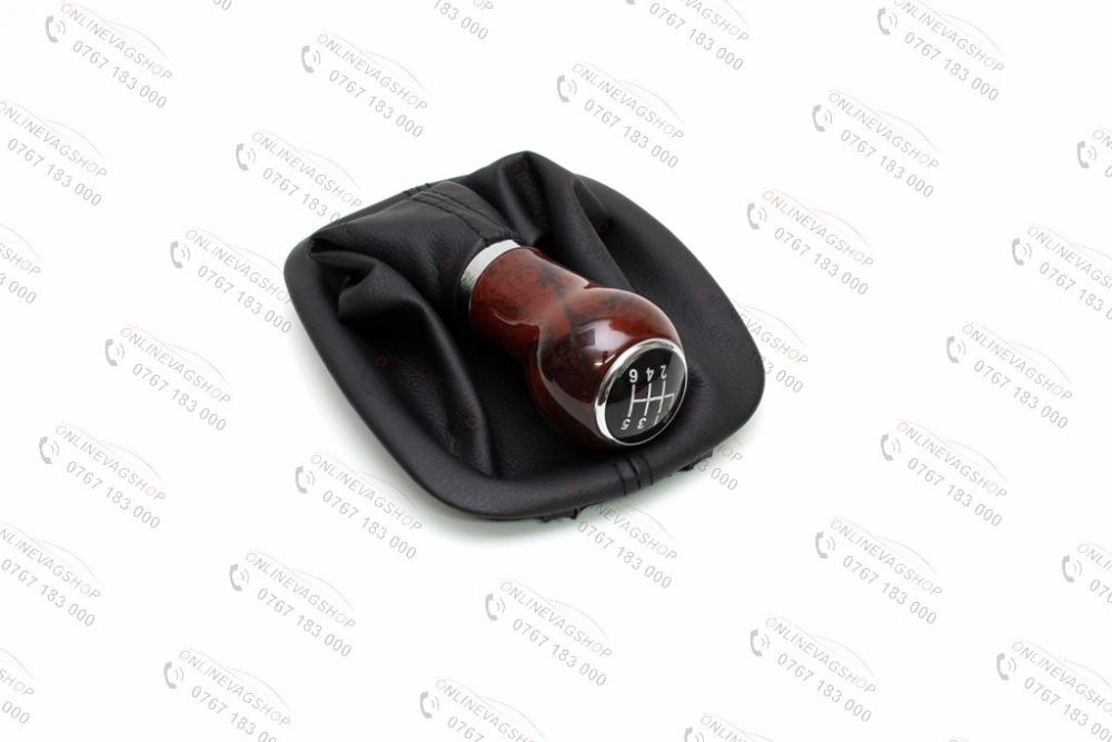 Manson negru/crem nuca schimbator Mahon pt VW Passat 3BG in 5/6 viteze
