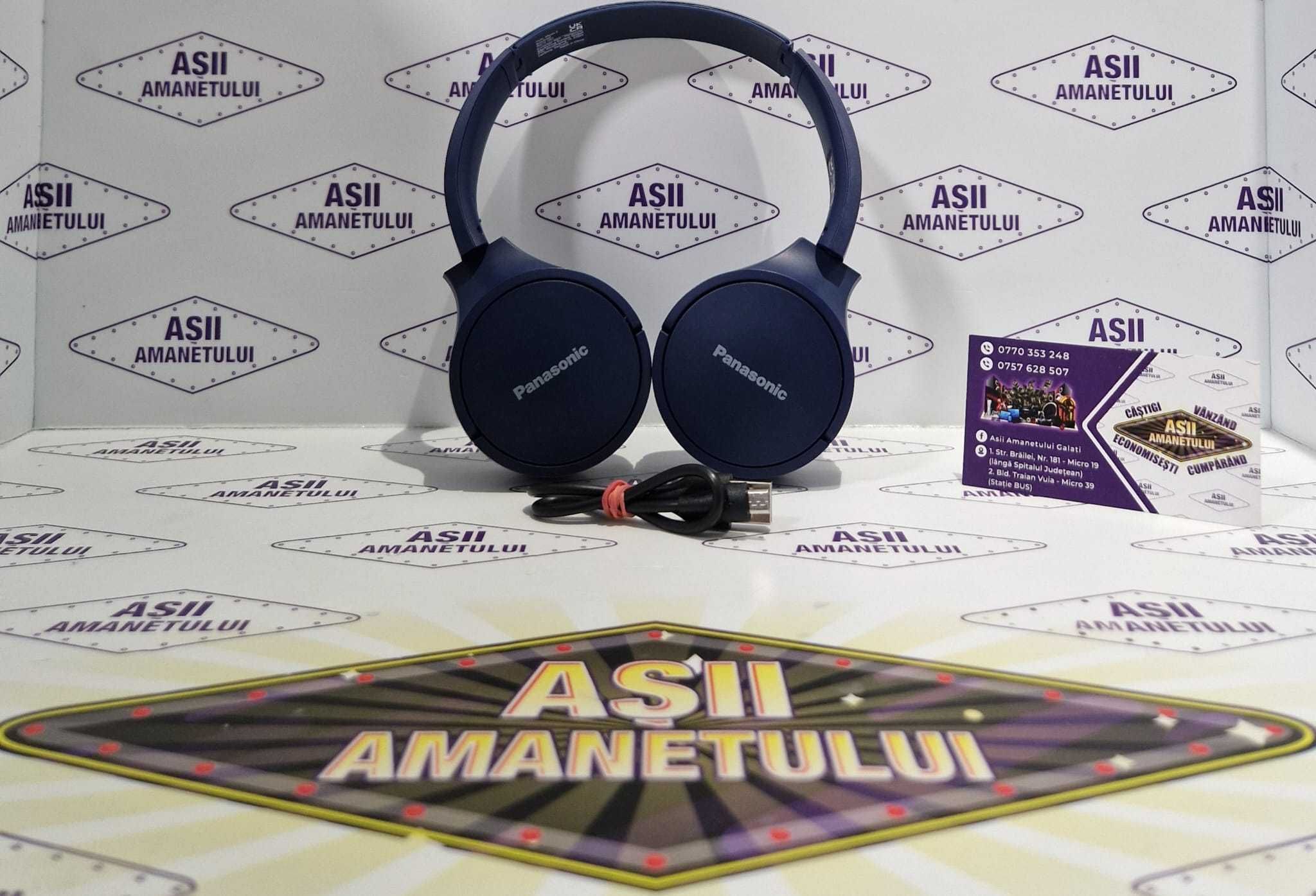 Casti Gaming AQIRYS Sagitta, casti cu microfon si casti Panasonic RG12