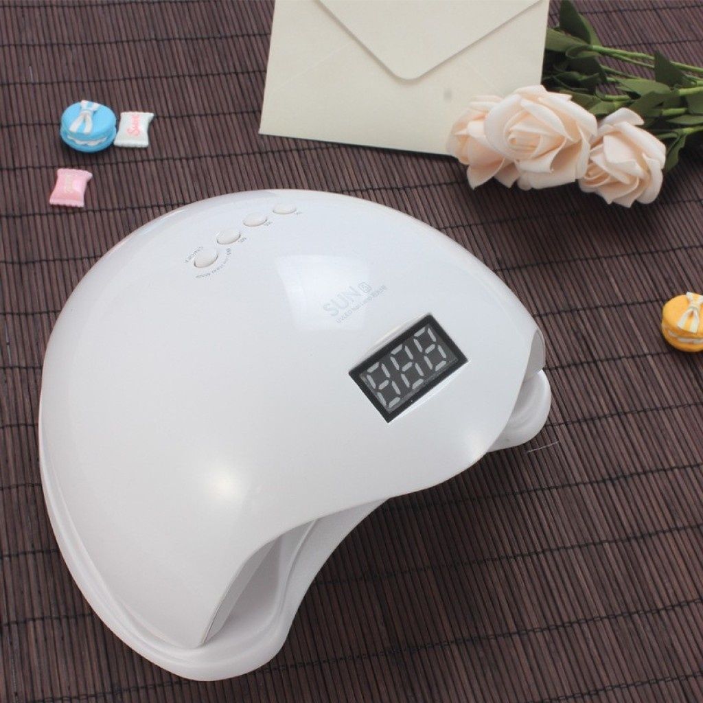 Елегантна и компактна UV LED лампа за нокти SUN5 с висока мощност-48W;