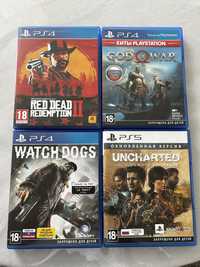 Продам игры на PS4/PS5