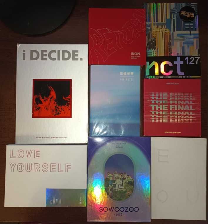 Албуми KPOP -  bts,GOT7,IKON,exo,NCT,KNK