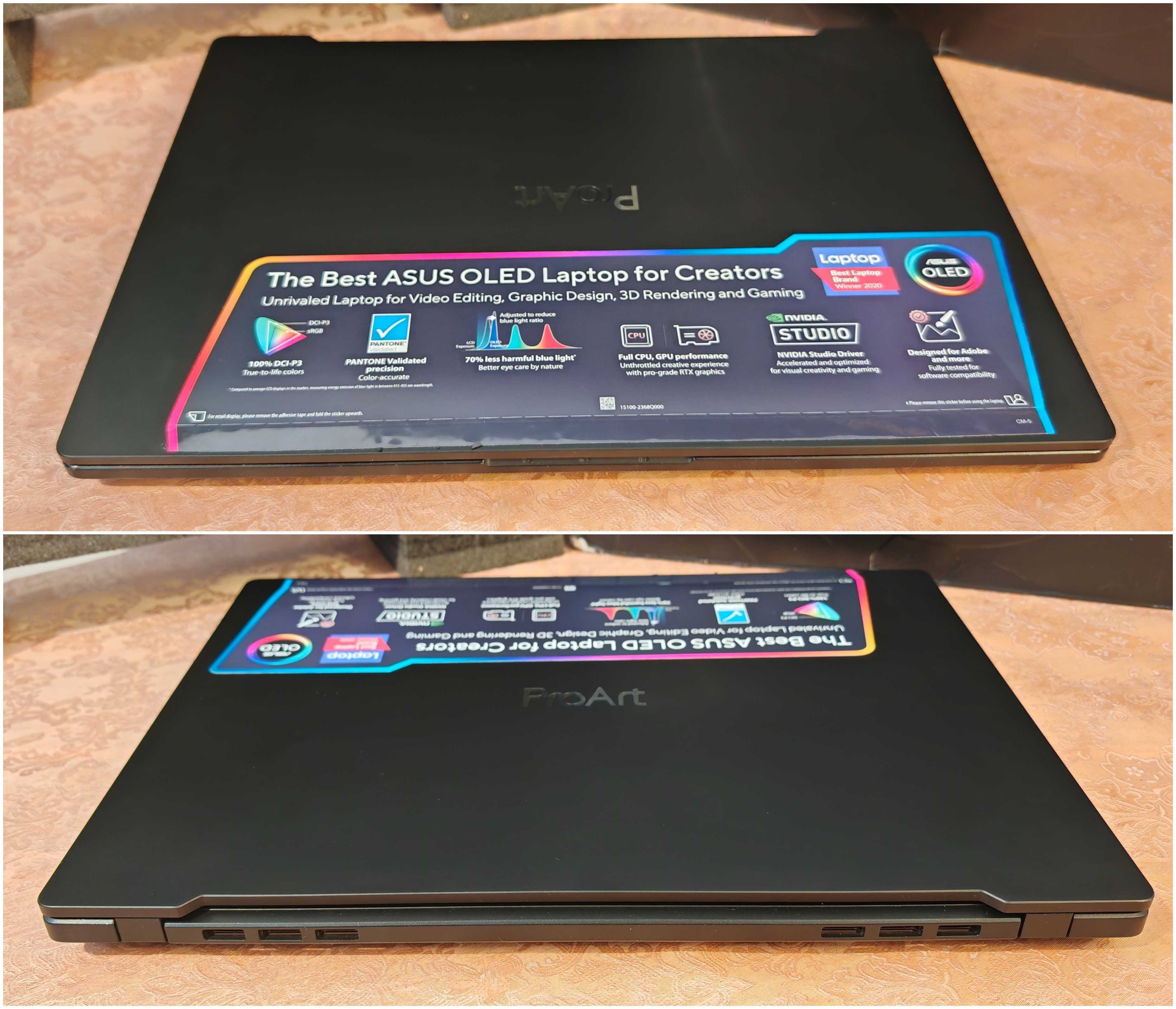 4K Ultra HD OLED/Core i7-12700H/RTX 3070Ti/16GB RAM/1TB/ASUS ProArt 16