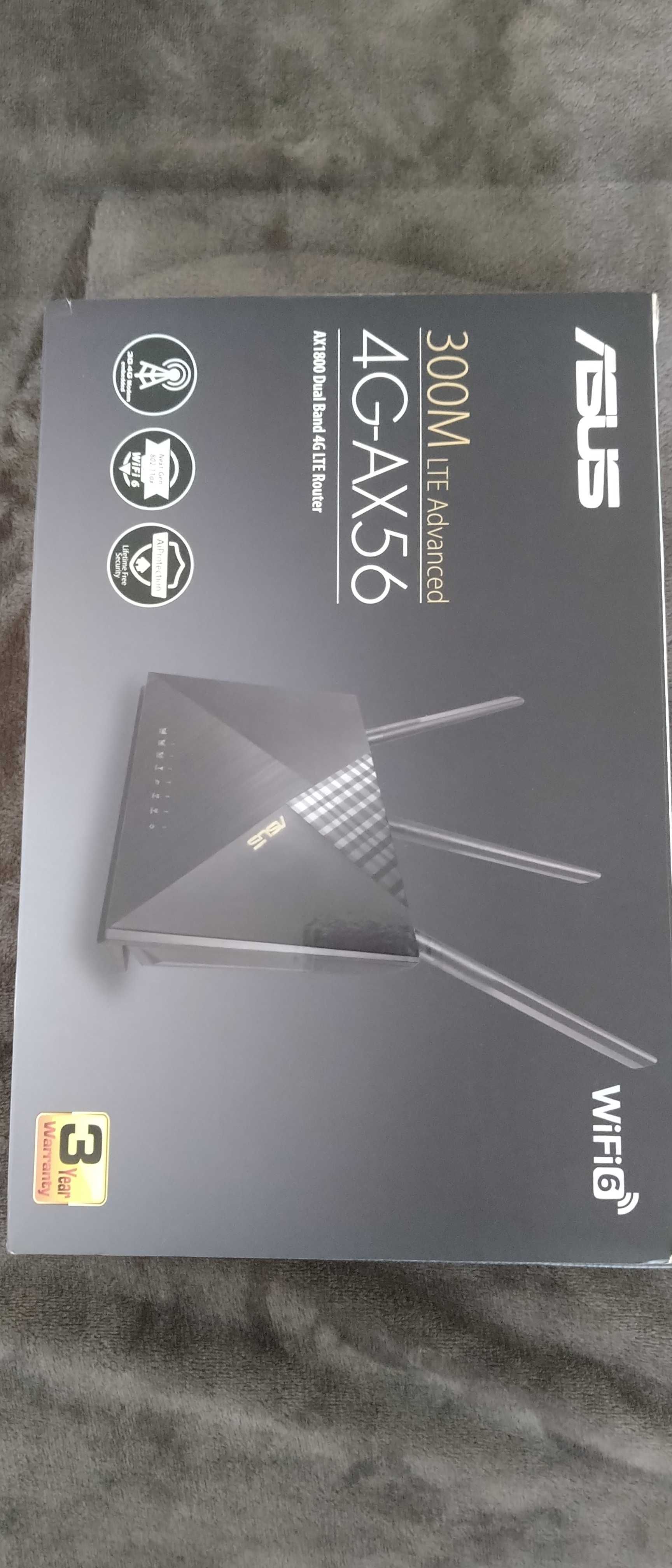 Router Wireless ASUS 4G-AX56, AX1800, Dual-band, Wi-Fi 6