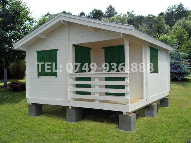 Casute din lemn, cabane, casuta de gradina,  4x3 m, 4x4 m sau 5x4 m