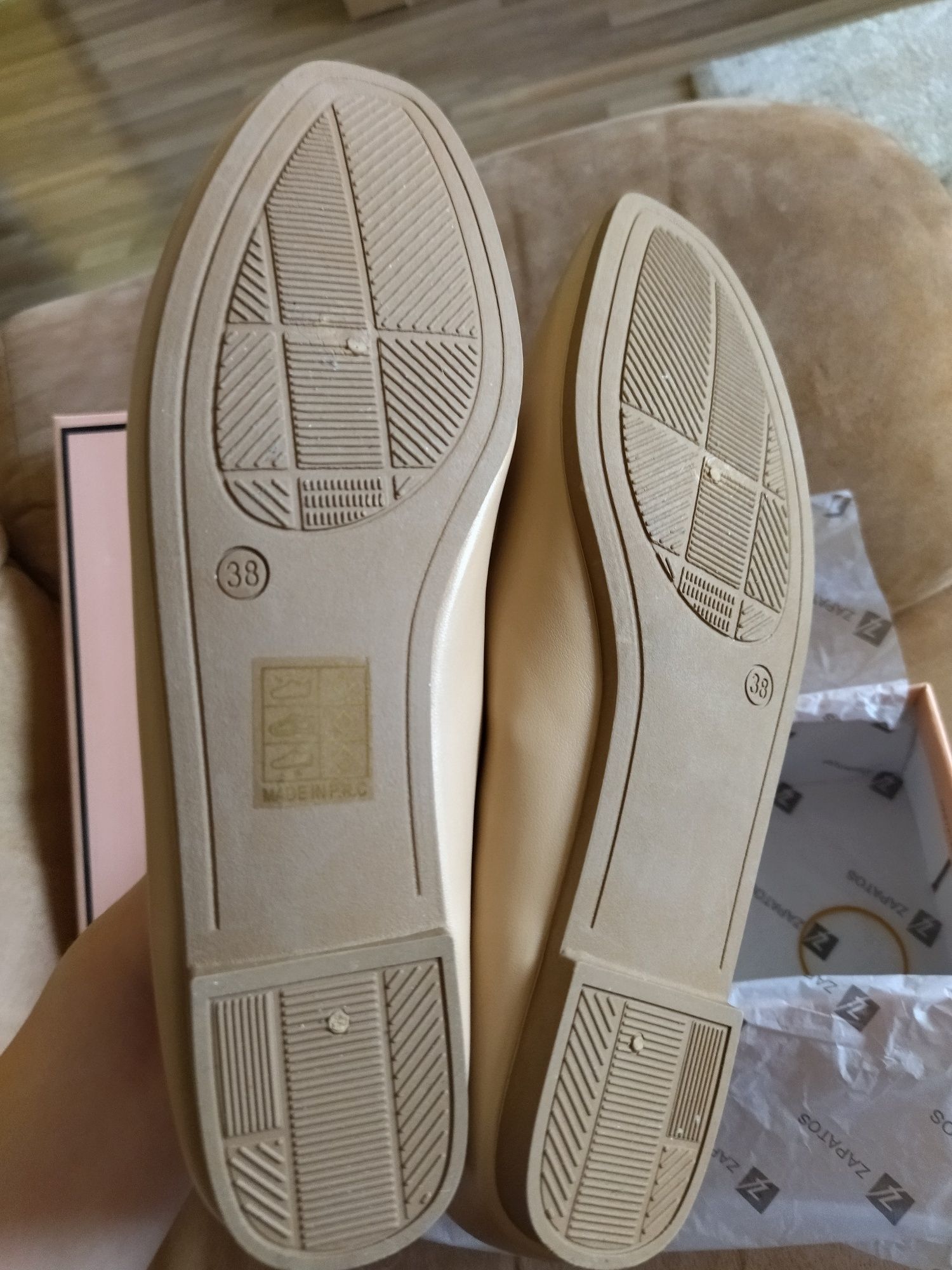 Дамски мокасини от Zapatos размер 38