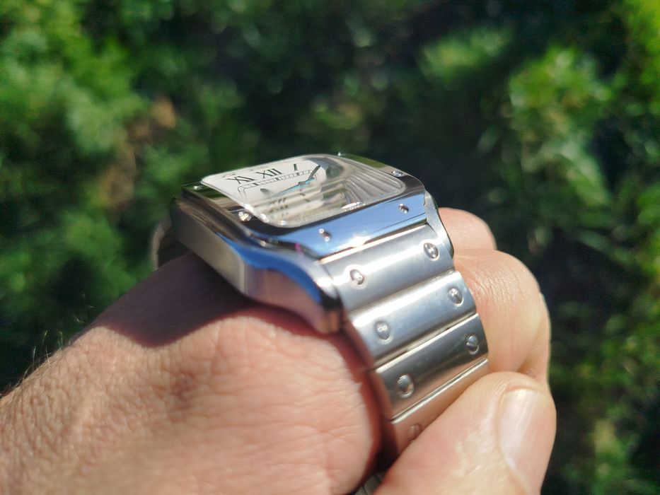 Seiko mod Santos XL Сейко