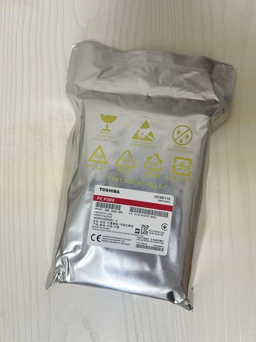 Новый жесткий диск Toshiba PC P300 1ТБ