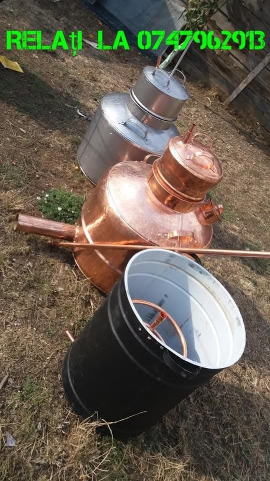 Vand cazane pentru făcut tuica din inox sau din cupru 
Cazane. Este în