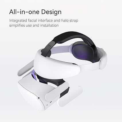 Каишка за глава, KIWI Delux Design,съвместима с аксесоари Quest 2,Halo
