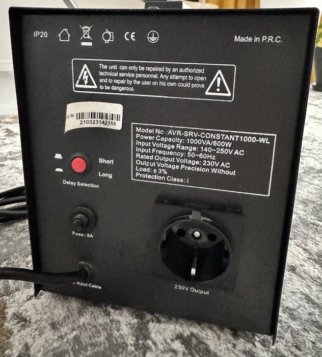 Stabilizator tensiune Well Constant 1000