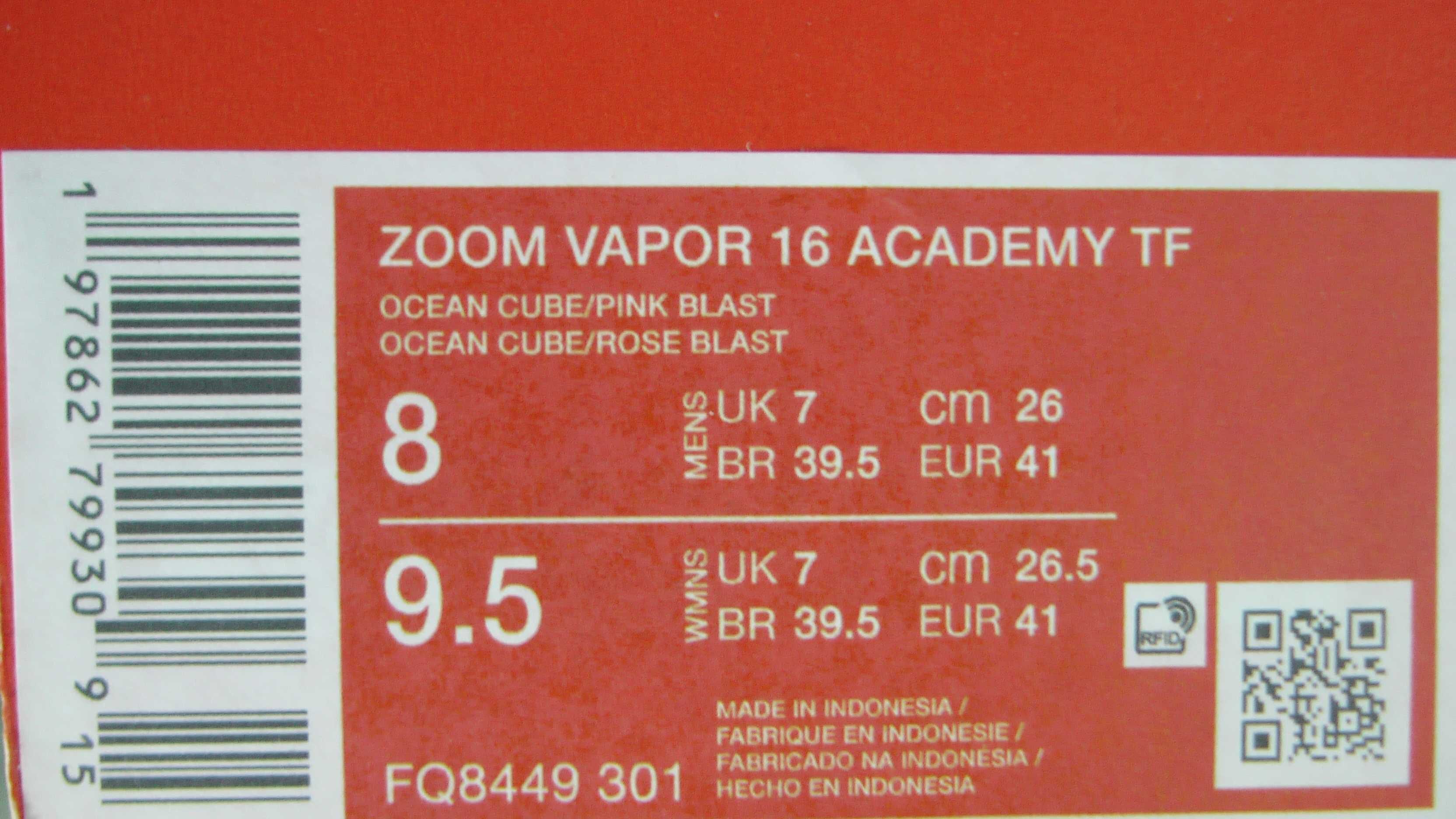 Ghete fotbal sintetic NOI Nike Zoom Vapor 16 Academy marimea 41