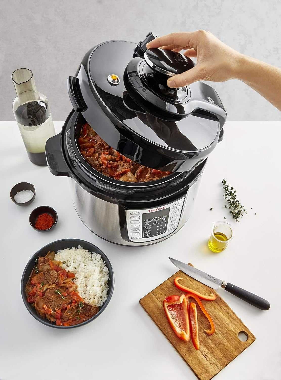 Tefal CY505E Fast & Delicious Мултикукър под налягане, 1200W