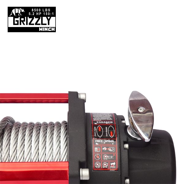 Troliu Grizzly Winch 8500lbs (3855kg) cablu otel