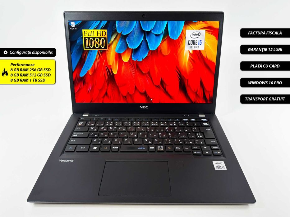 Laptop NEC Made in Japan i5 gen 10 13 inch Garantie 1 an Impecabil