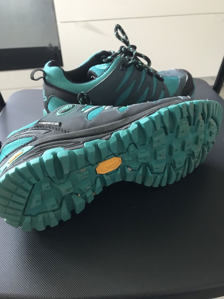 Bocanci trekking sport pentru copii Brutting, marimea 36, impermeabili