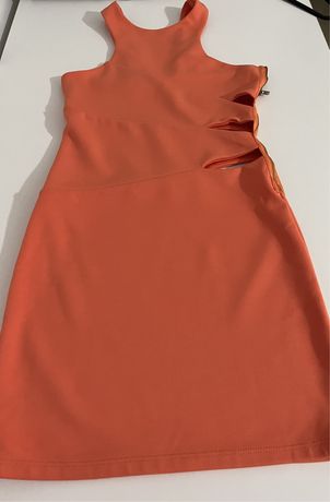 Rochie de seara portocalie
