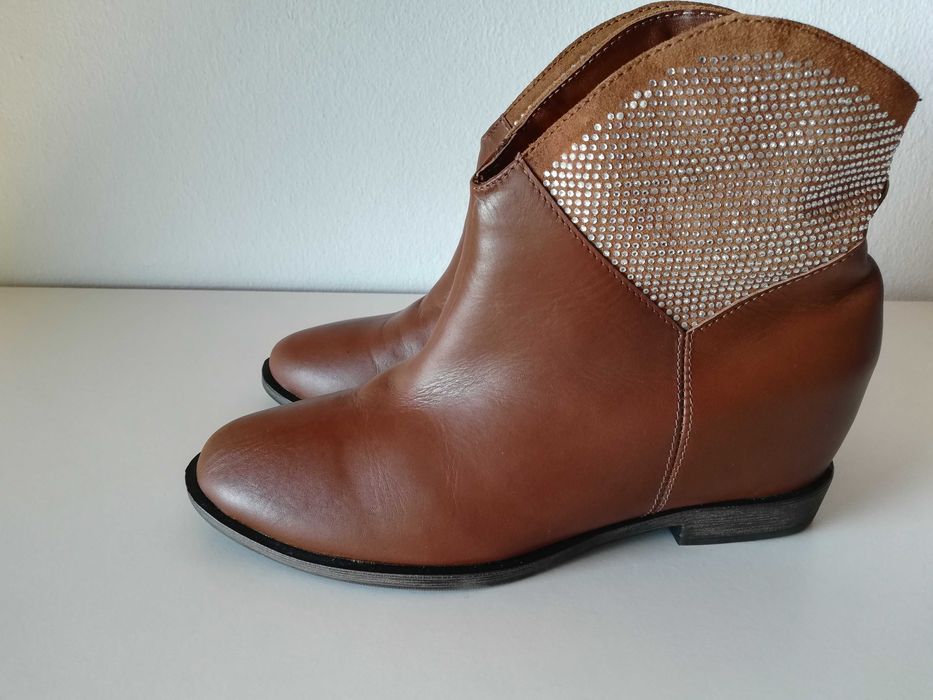 Кожени боти 37-ми номер, нови