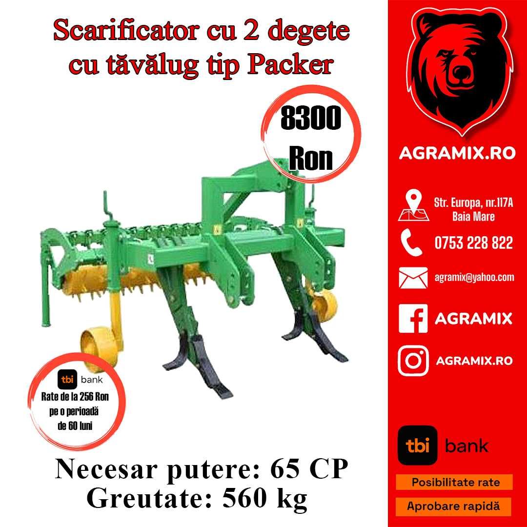 Scarificator 2-3 brate cu tavalug reglabil packer -utilaje Agramix