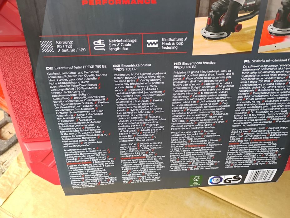 Șlefuitor orbital Parkside Performance