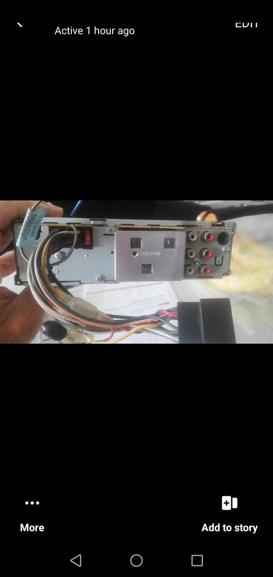 СД JVC с флажка и мп3