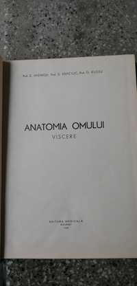 Carte anatomia omului Viscere 1958