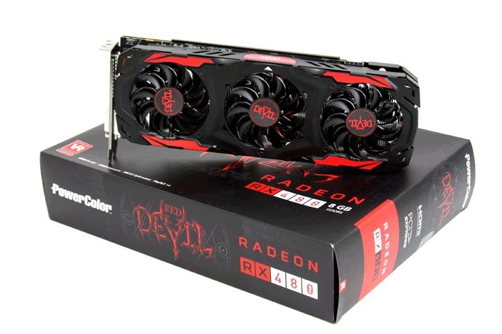 Геймърска видеокарта Red Devil RX480 8GB