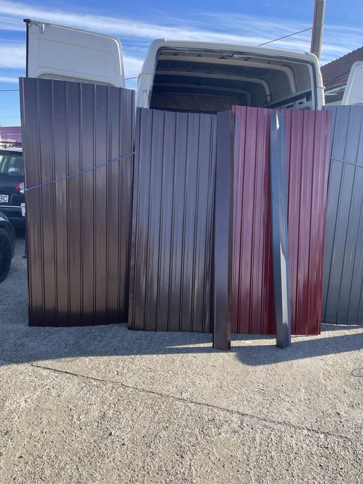 Tablă cutată zincată și colorată