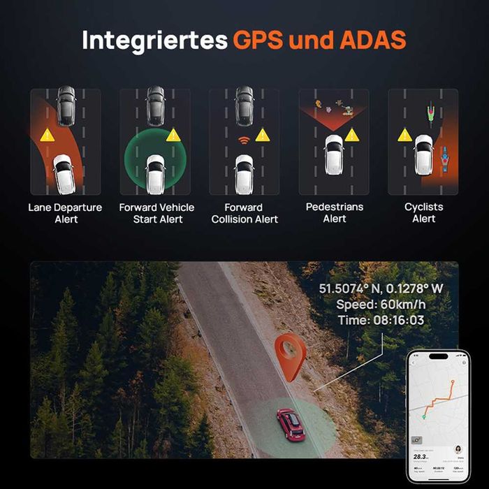 70mai Dash Cam A800SE видеорегистратор