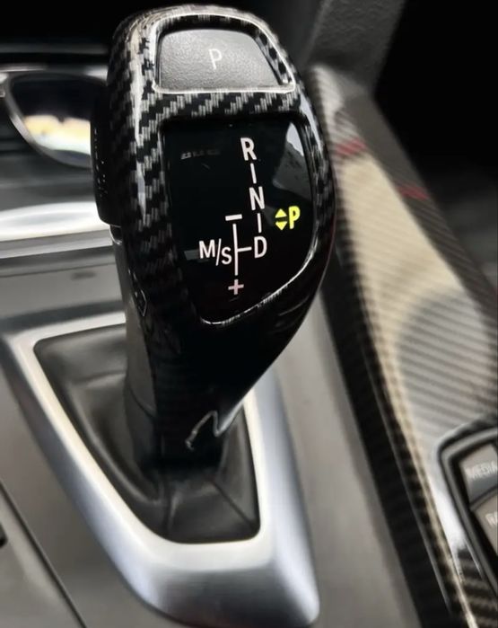 Autocolant schimbător bmw fibra de carbon