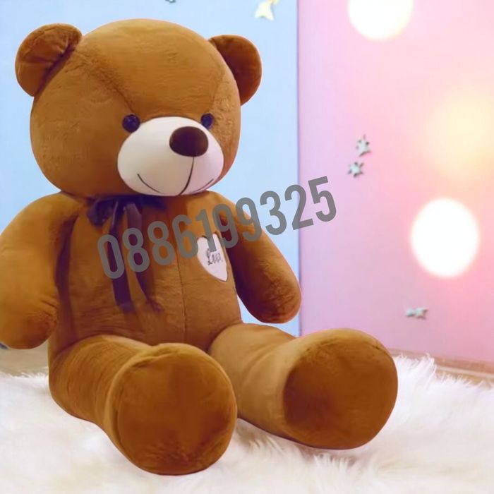 Голямо плюшено кафяво Мече 120см, Голяма кафява мечка