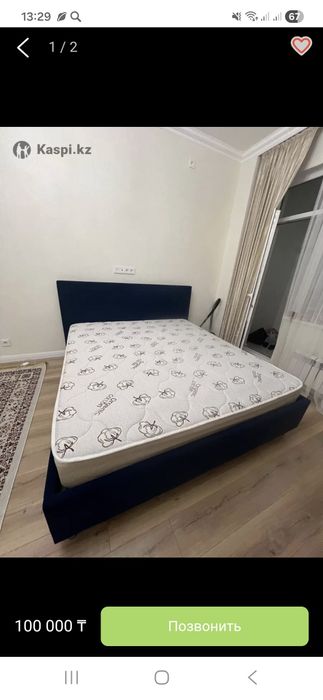 Продам кроват 2хспалька  с мотрасам новый покупали дорого