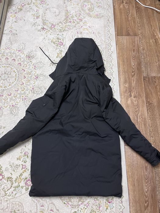 куртка длинная черная