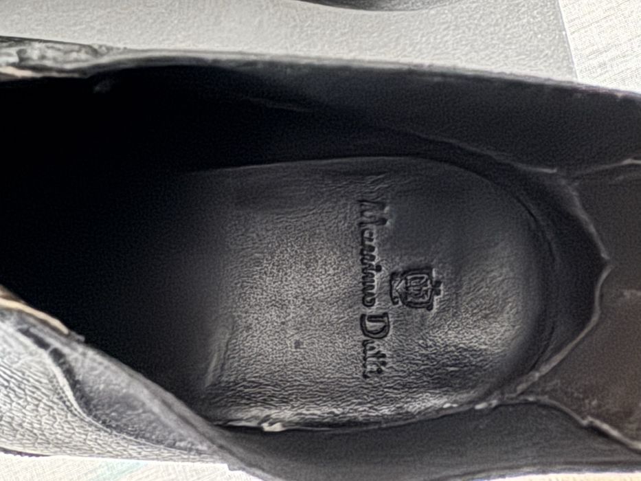 Мъжки черни боти Massimo Dutti 42номер от естествена кожа