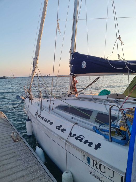 Velier 7,30m , derivor rabatabil+peridoc