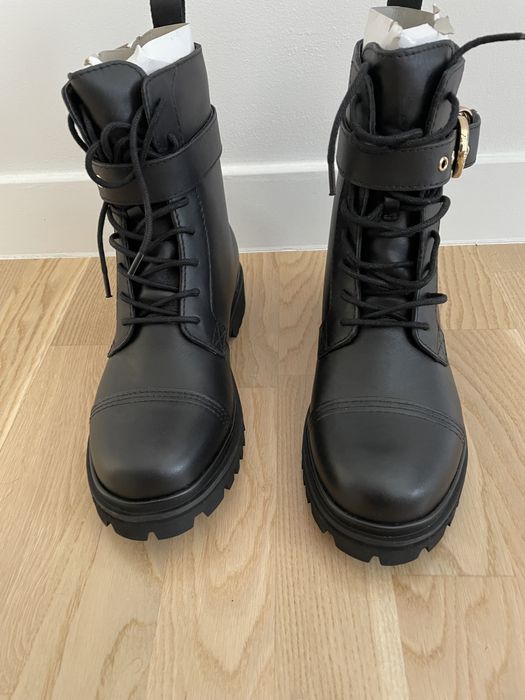 Bocanci piele, Versace Jeans Couture, marimea 38