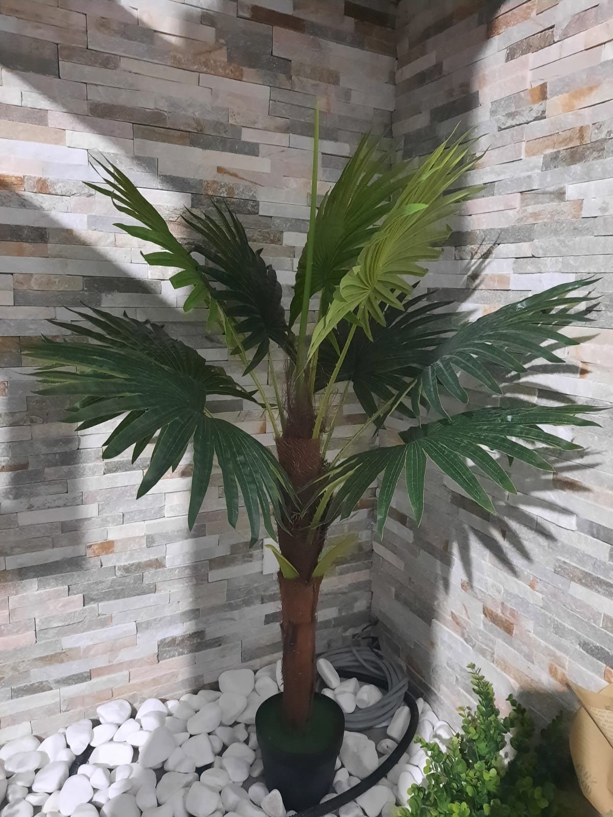 Palmier artificial 90 cm aspect natural decoratiune