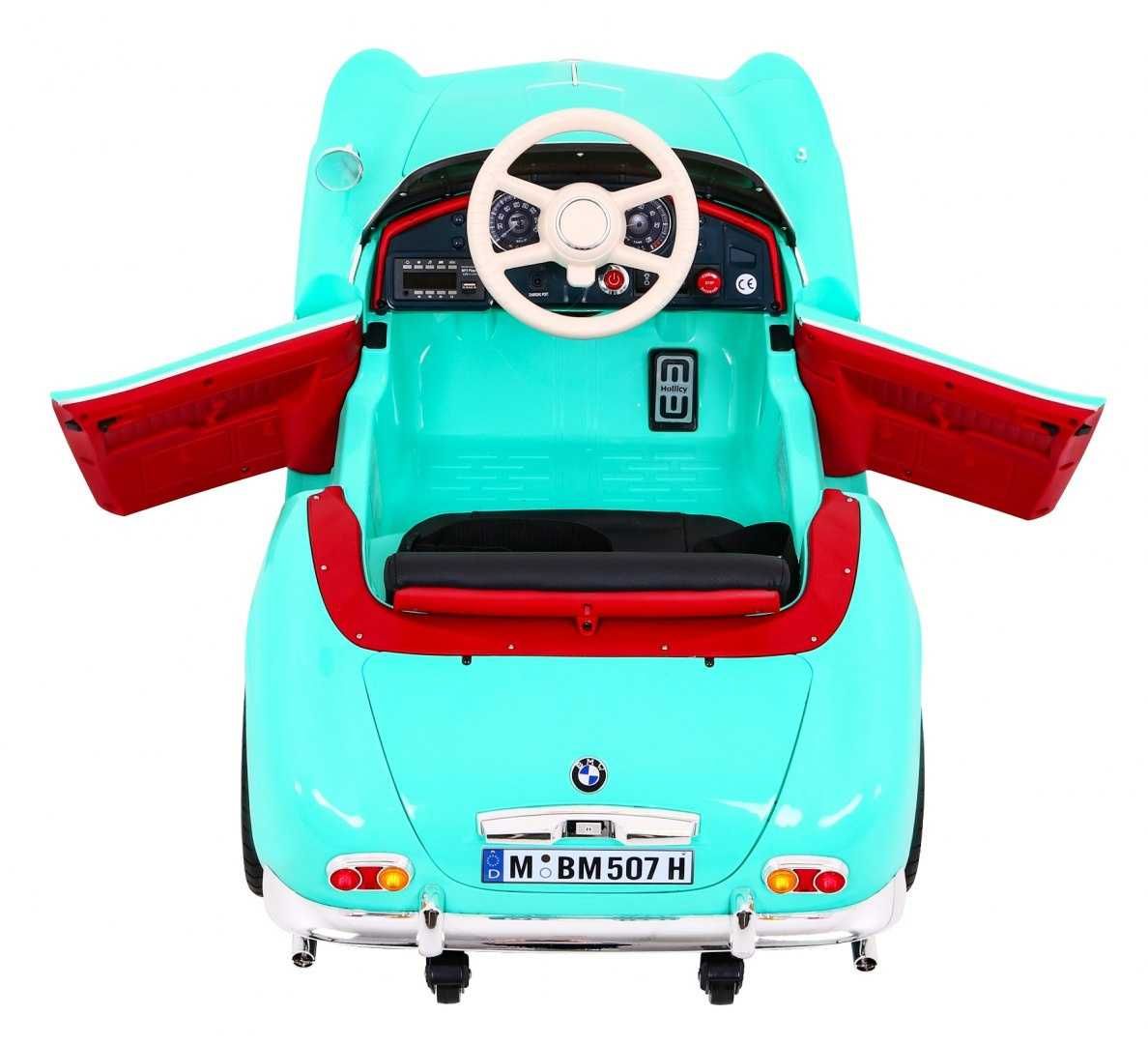 Лицензирана Акумулаторна Кола BMW 507 Retro, 70W, 12V/7Ah, EVA гуми