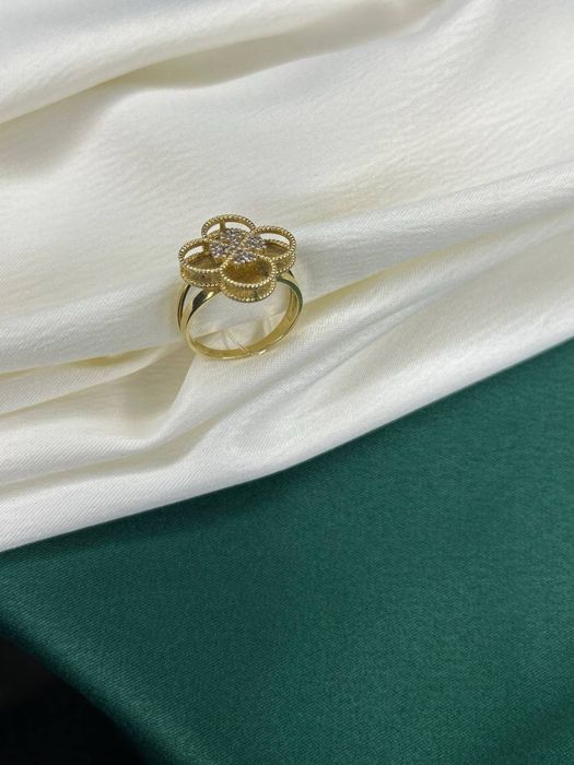 Рассрочка 0% по 20500 тг в месяц. Кольцо из желтого золота