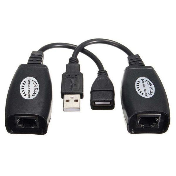 USB to RJ45 extension adapter USB удлинитель через лан кабел