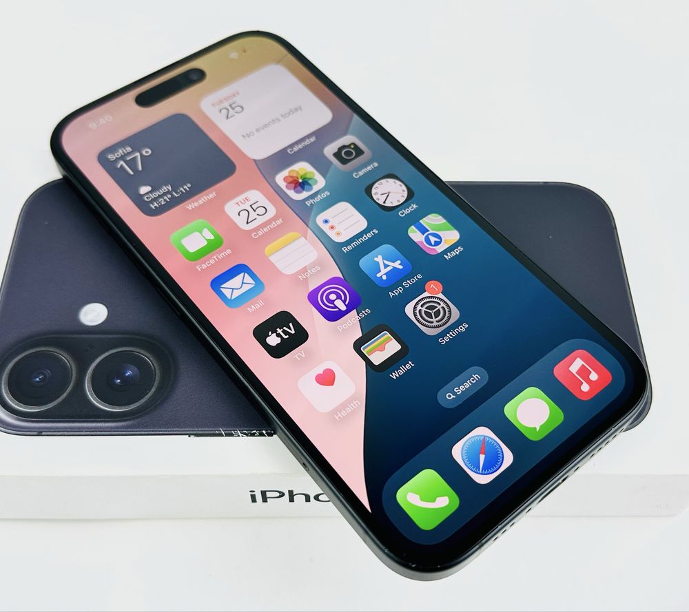 НОВ! Apple iPhone 16 128GB Black Гаранция!
