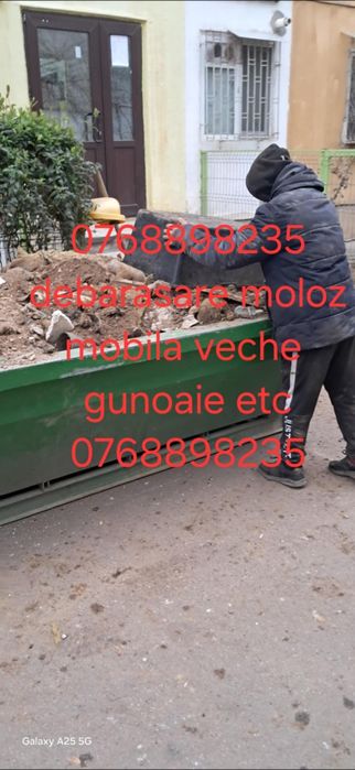 Debarasare mobila veche saltele moloz gunoaie din șantier etc