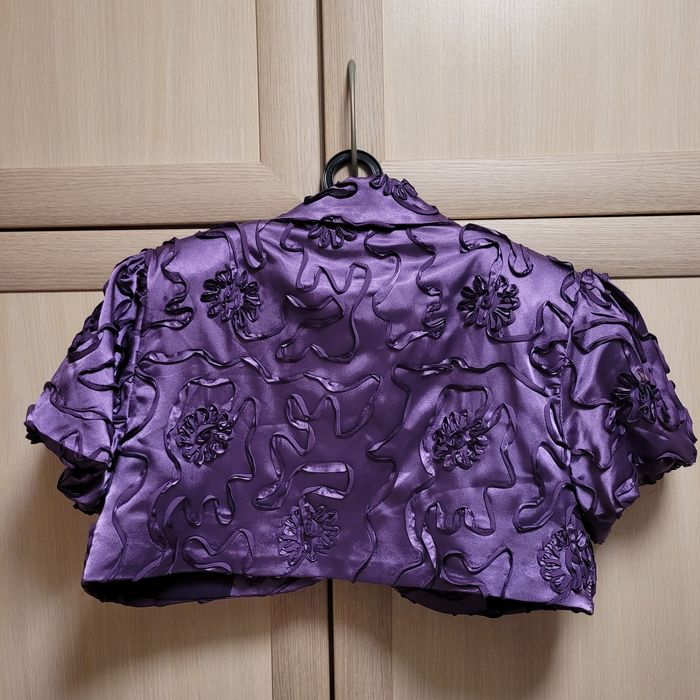 Лилав комплект обувки и чанта