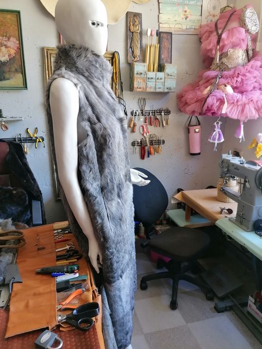 Елек естествен косъм