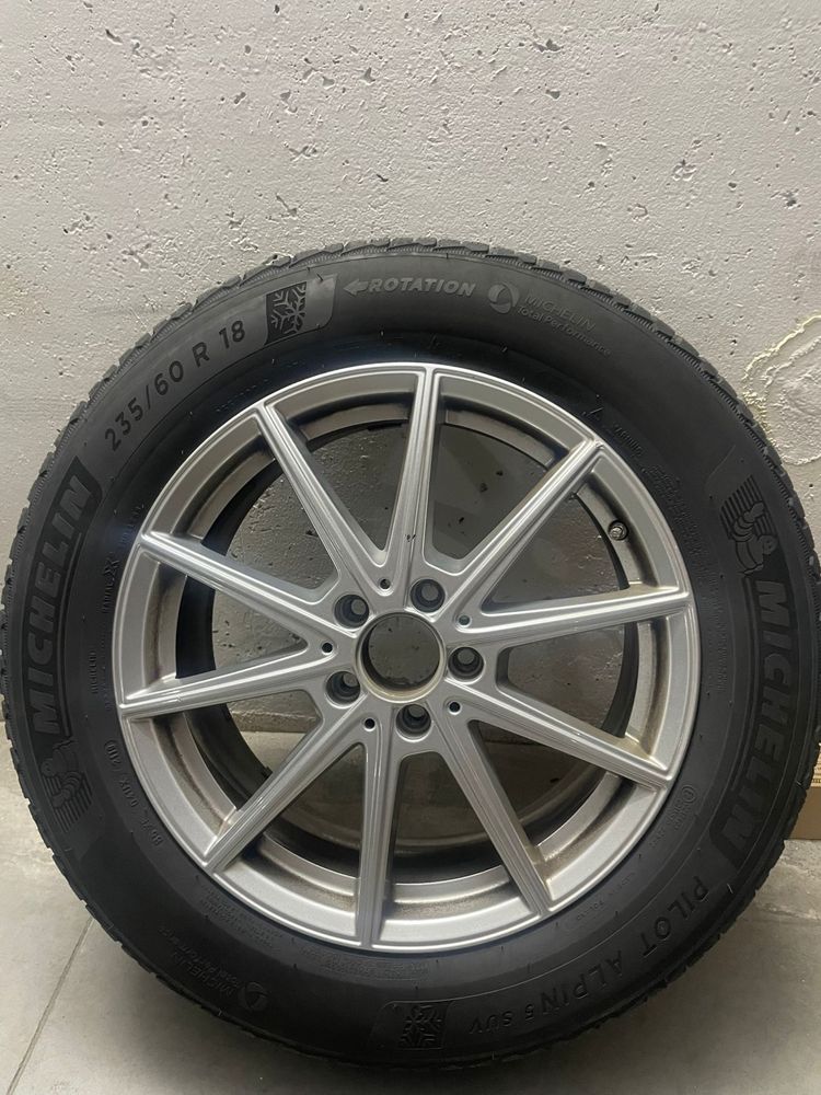 Jante Mercedesc  R18 cu Anvelope Michelin+ Senzori