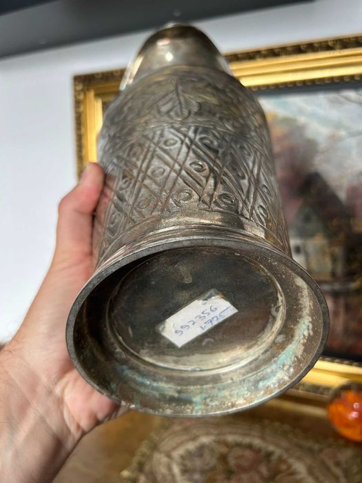 DN978 Vas mare argintat superb 1,76kg 35h 20 diametru