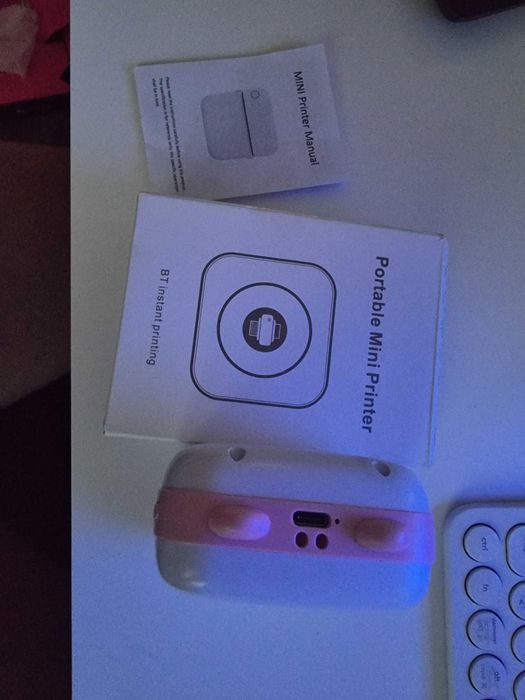 mini imprimanta termica de etichete autocolante