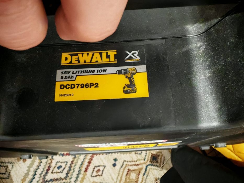 DEWALT cutie, valiza pentru filetanta sau impact, NOUA