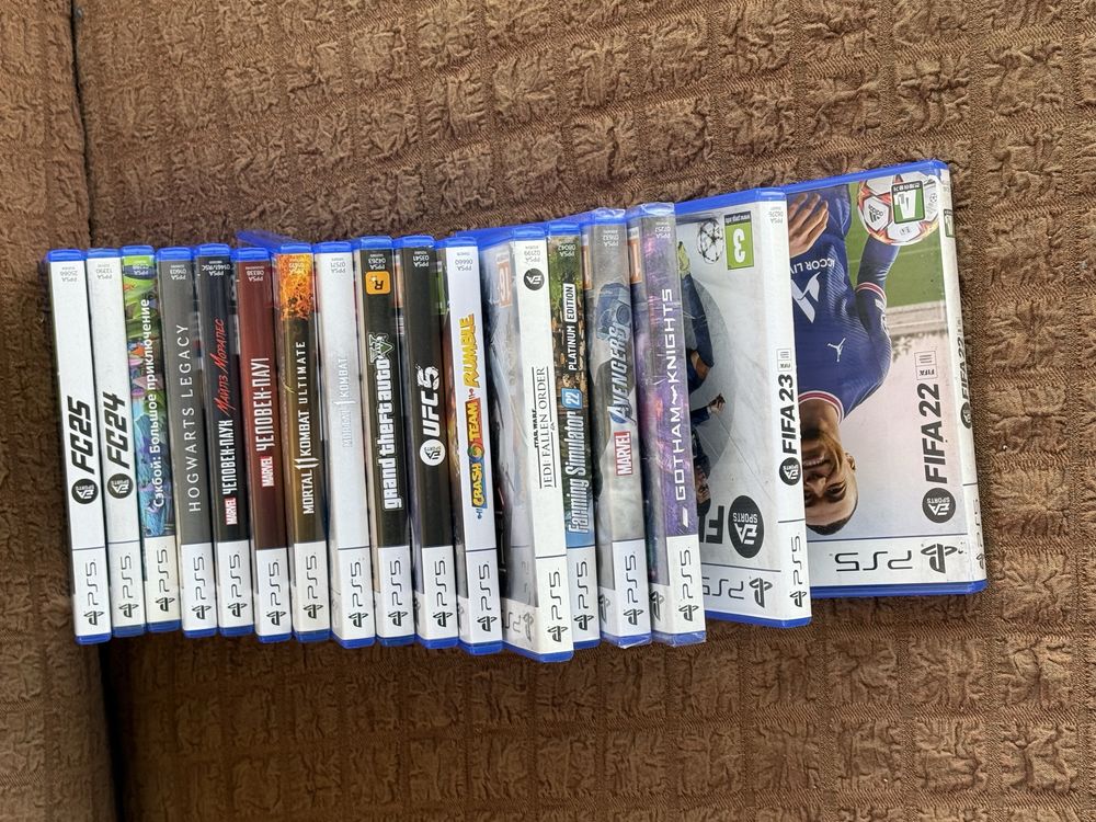 Диски для PlayStation 5 игры на PS 5/FC25,FC24,UFC5,Сэкбой,МК11,МК 1