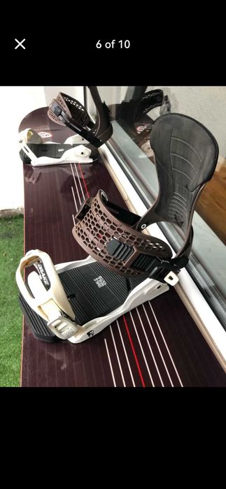 Сноуборд "Good" 170 cm X-Wide + автомати "Drake" Rusty Tootbrush XL