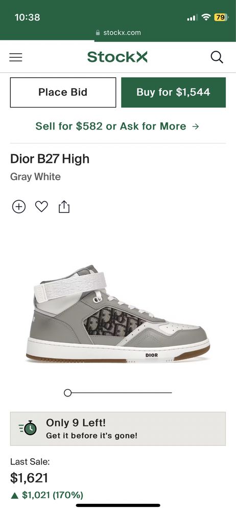 DIOR B27 HIGH-TOP sneakers